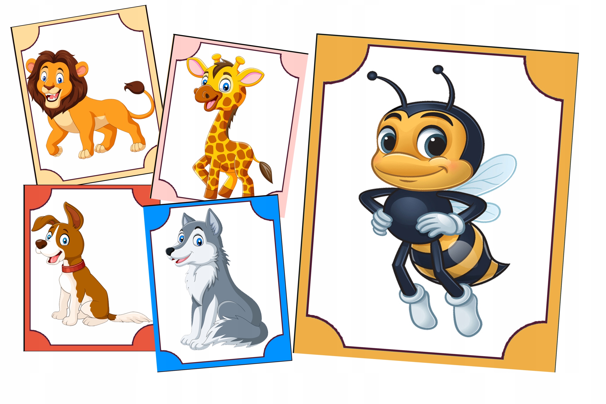 

Znaczki na szafki wz.2 Zwierzątka szatnia