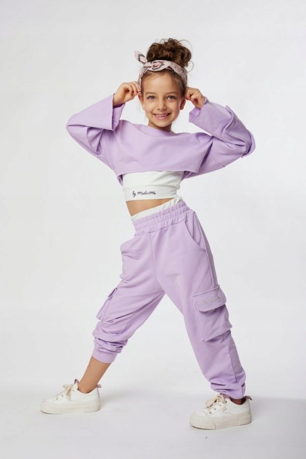Mała mi dres komplet 4 cz. top spodenki bluza spodnie r. 110/116