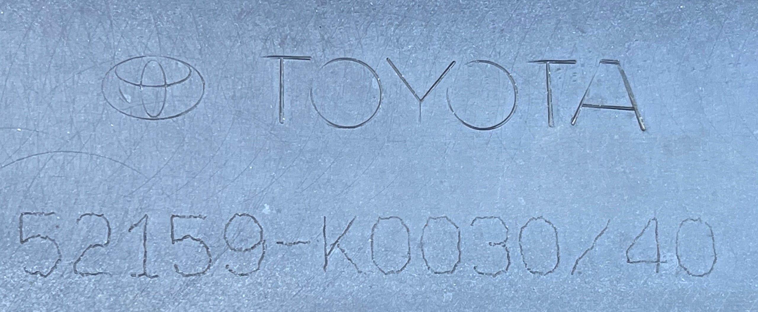 TOYOTA YARIS IV 2020 - bumper rear part rear