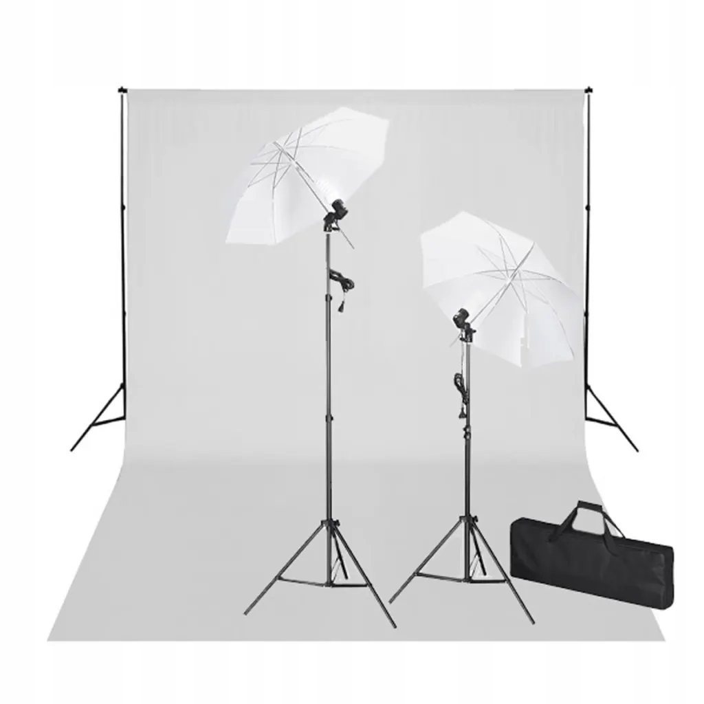Zestaw studio fotograficzne 600x300cm biały