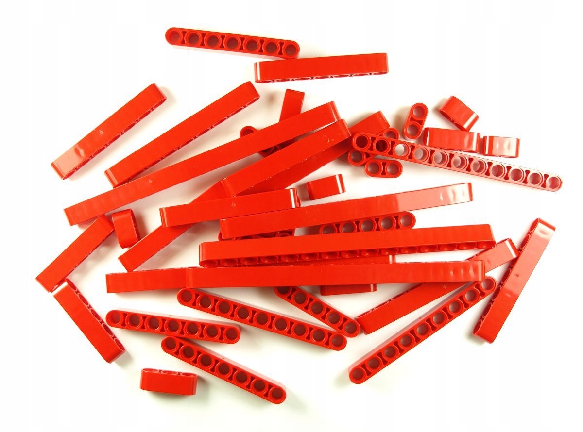 

Belki Proste różne 39szt. Czerwone Lego Technic