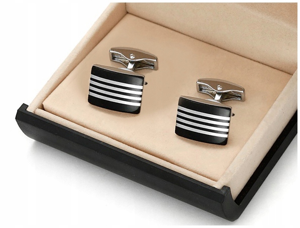 GREG Spinki do Mankietów Koszuli + PUDEŁKO skp11-6