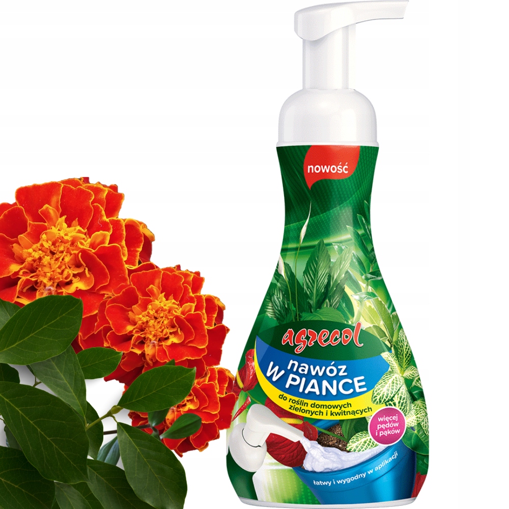 NAWÓZ W PIANCE do roślin DOMOWYCH, ZIELONYCH 250ML