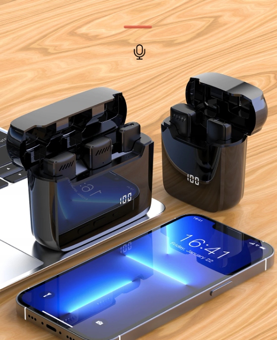 MIKROFON KRAWATOWY BEZPRZEWODOWY IPHONE BLUETOOTH USB C DO TELEFONU ANDROID EAN (GTIN) 5905935378673