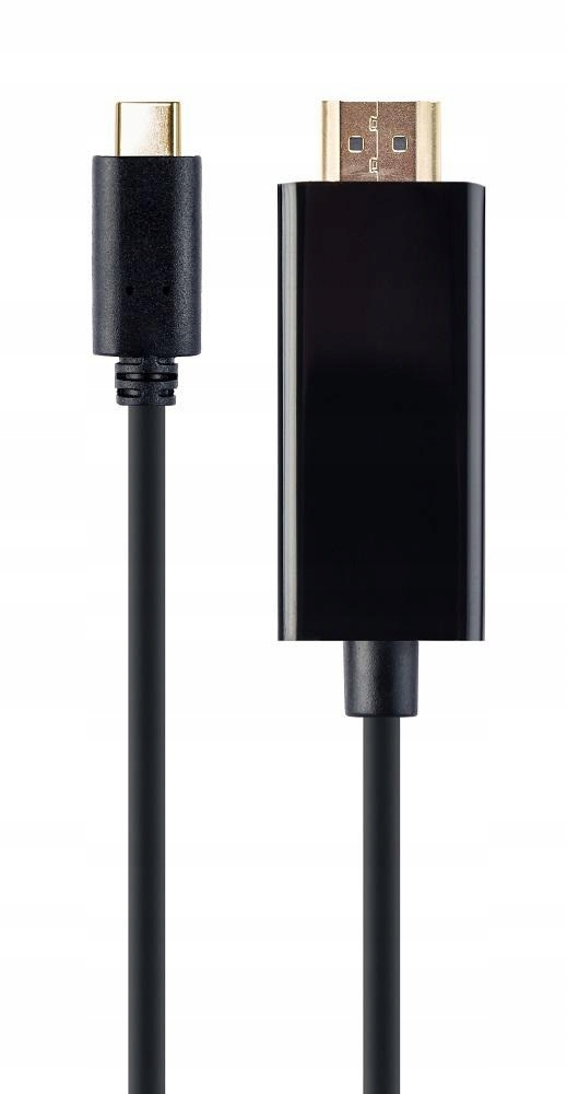 Kabel Usb-c męski do Hdmi żeński 4K przy 60 Hz 2m czarny Gembird