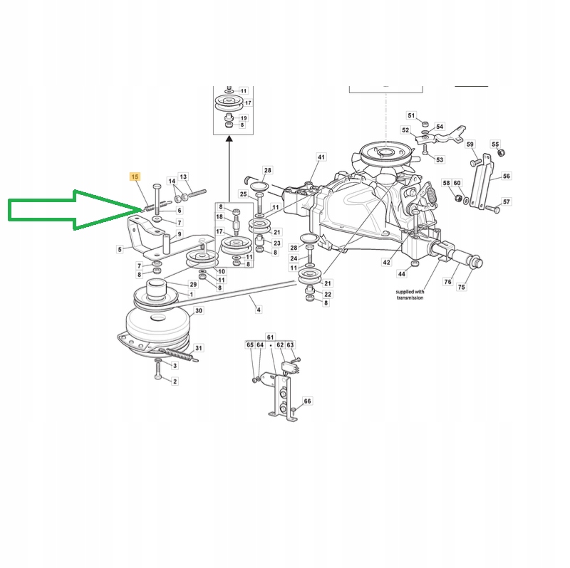 SPRĘŻYNA NAPINACZA PASKA NOŻY STIGA 125430219/1 BRILL DUO-CUT JUNIOR RIDER Marka Stiga