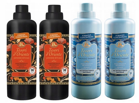 Levně Tesori Sada 4 italských oplachovacích přípravků Thalasso & Japanese Jjtt