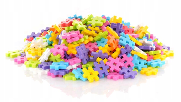 MINI WAFLE KLOCKI MELI BASIC 150 GIRLS DZIEWCZYNKA Materiał Plastik