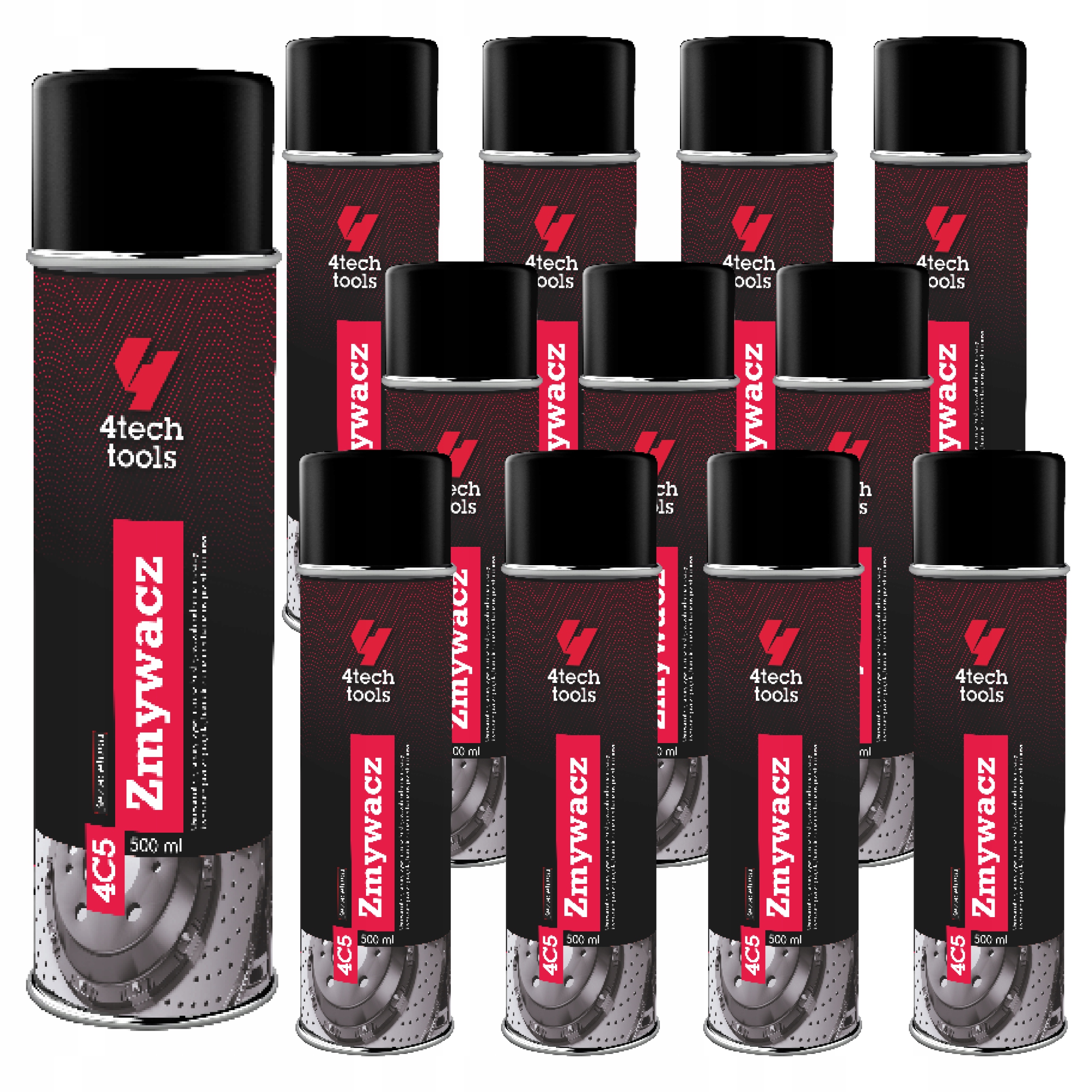 Univerzální čistič brzd 4tech 500 ml 12 Ks – pro kotouče a destičky