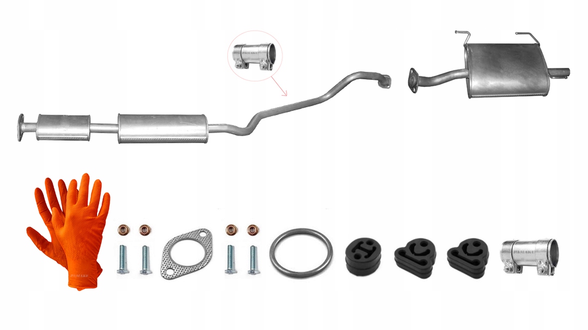 Nissan Almera 1.8 (2001-2006) Sedan Tlumič Koncový