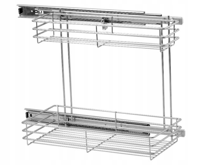 Koš Cargo Mini Boční Chromová Skříňka 300 MM PTJ003C Amix x2 Kpl