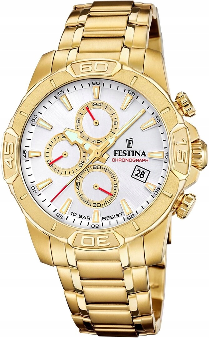 Nové, Originální Hodinky Festina 20705/1 Timeless Chrono