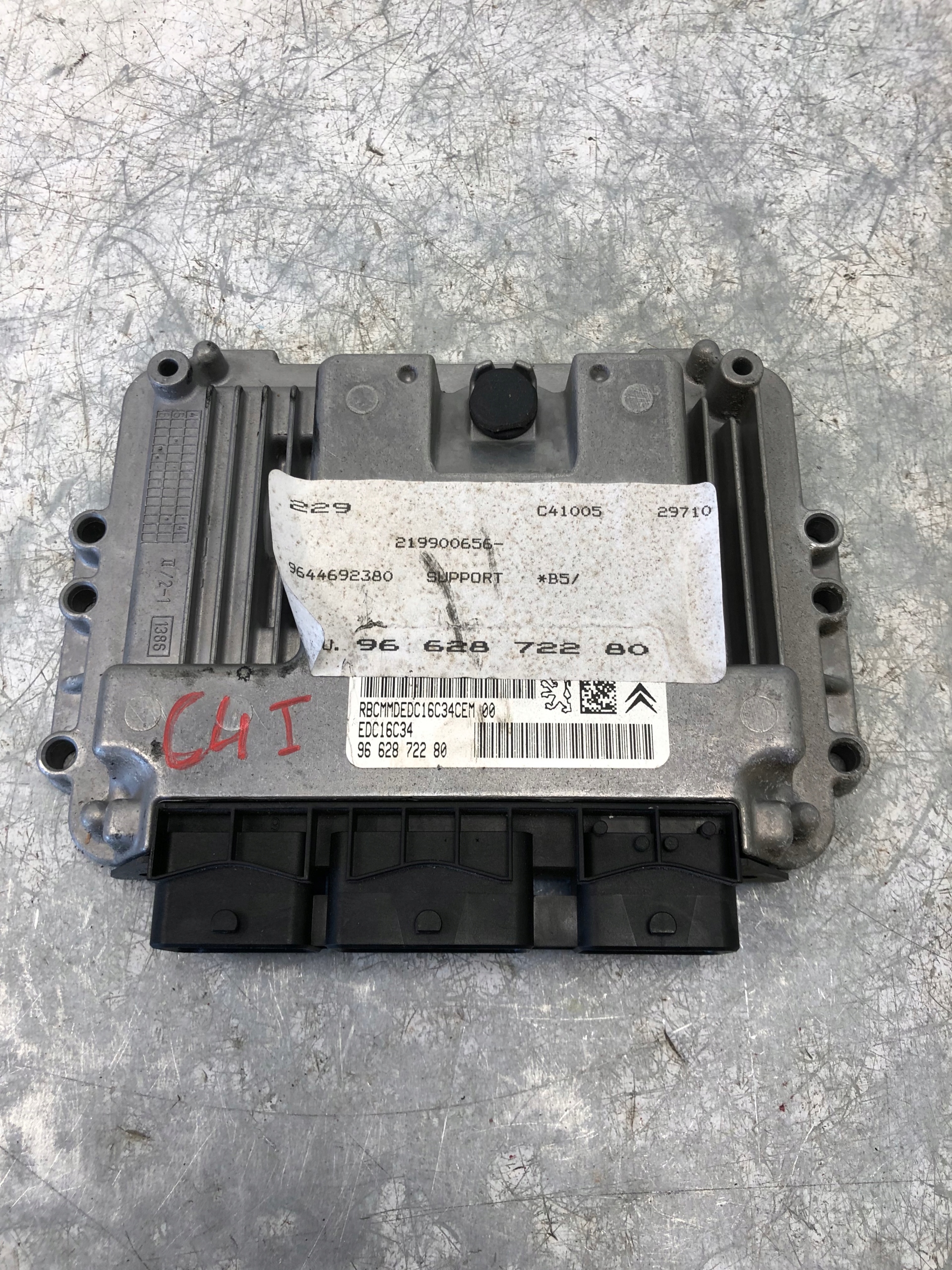 Computer DES MOTORS CITROEN C4 und 9662872280