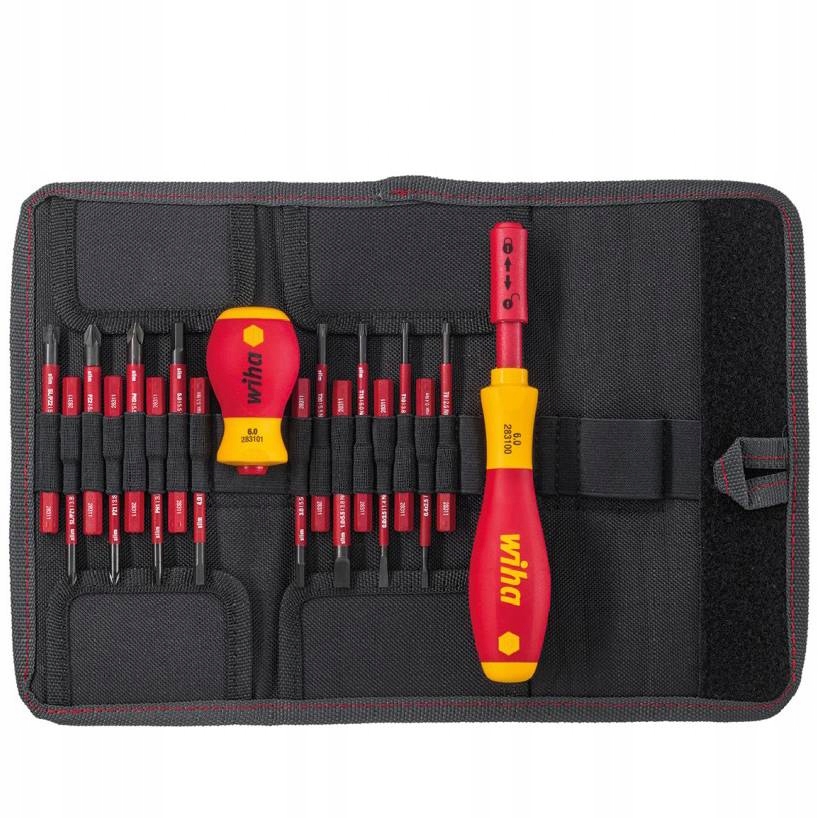 WIHA ZESTAW WKRĘTAKÓW IZOLOWANYCH SLIMVARIO 18SZT.