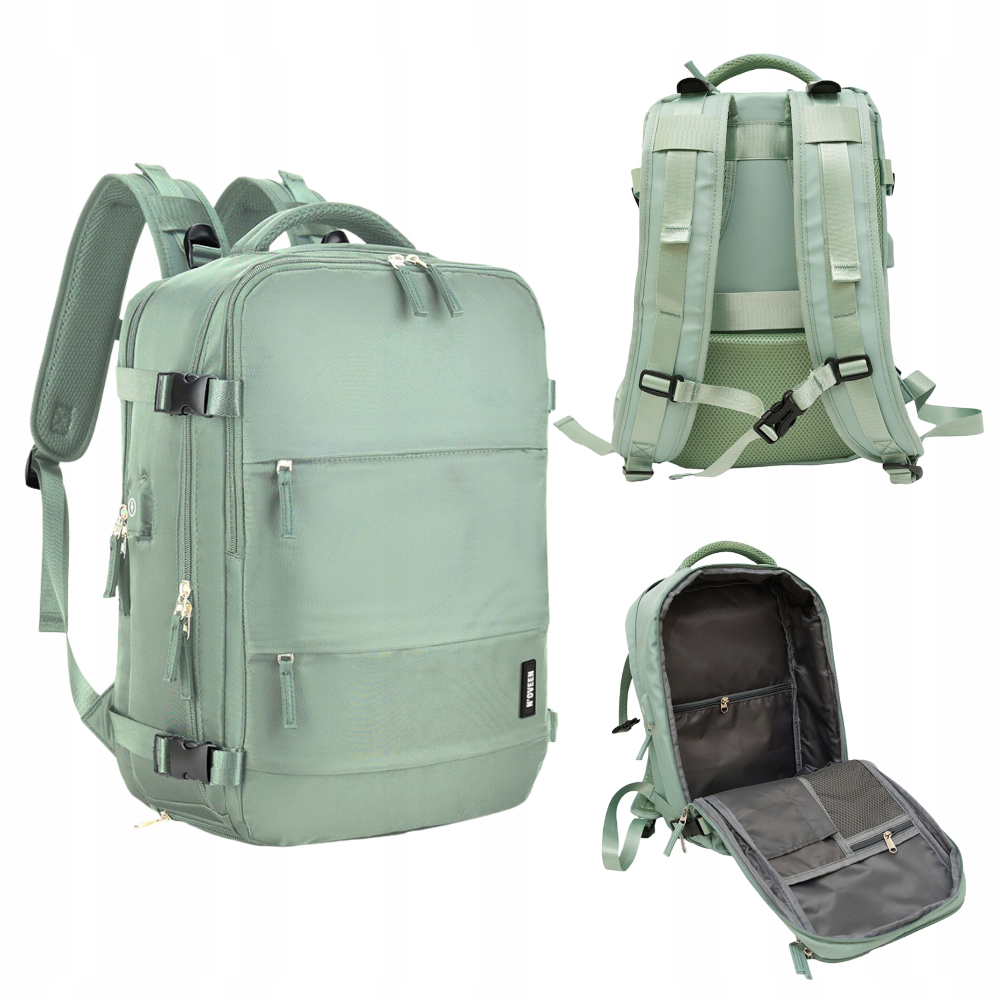 Plecak kabinowy podręczny Noveen CTB420 szary 40x20x25 cm od producenta