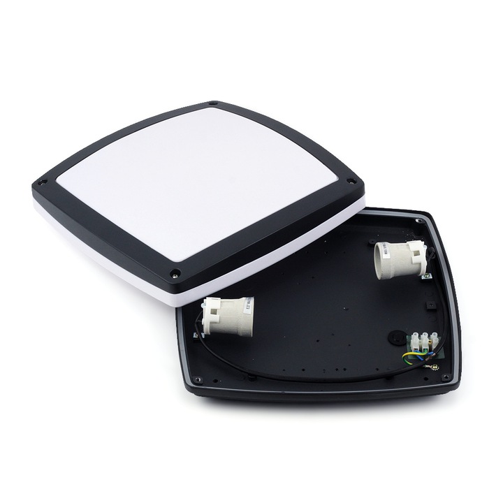 PLAFON DO LED LAMPA SUFITOWA ZEWNĘTRZNA 2xE27 ALU Marka GOLED LVT