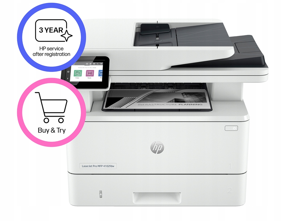 Hp LaserJet Pro 4102dw urządzenie wielofunkcyjne A4 40 stron/min