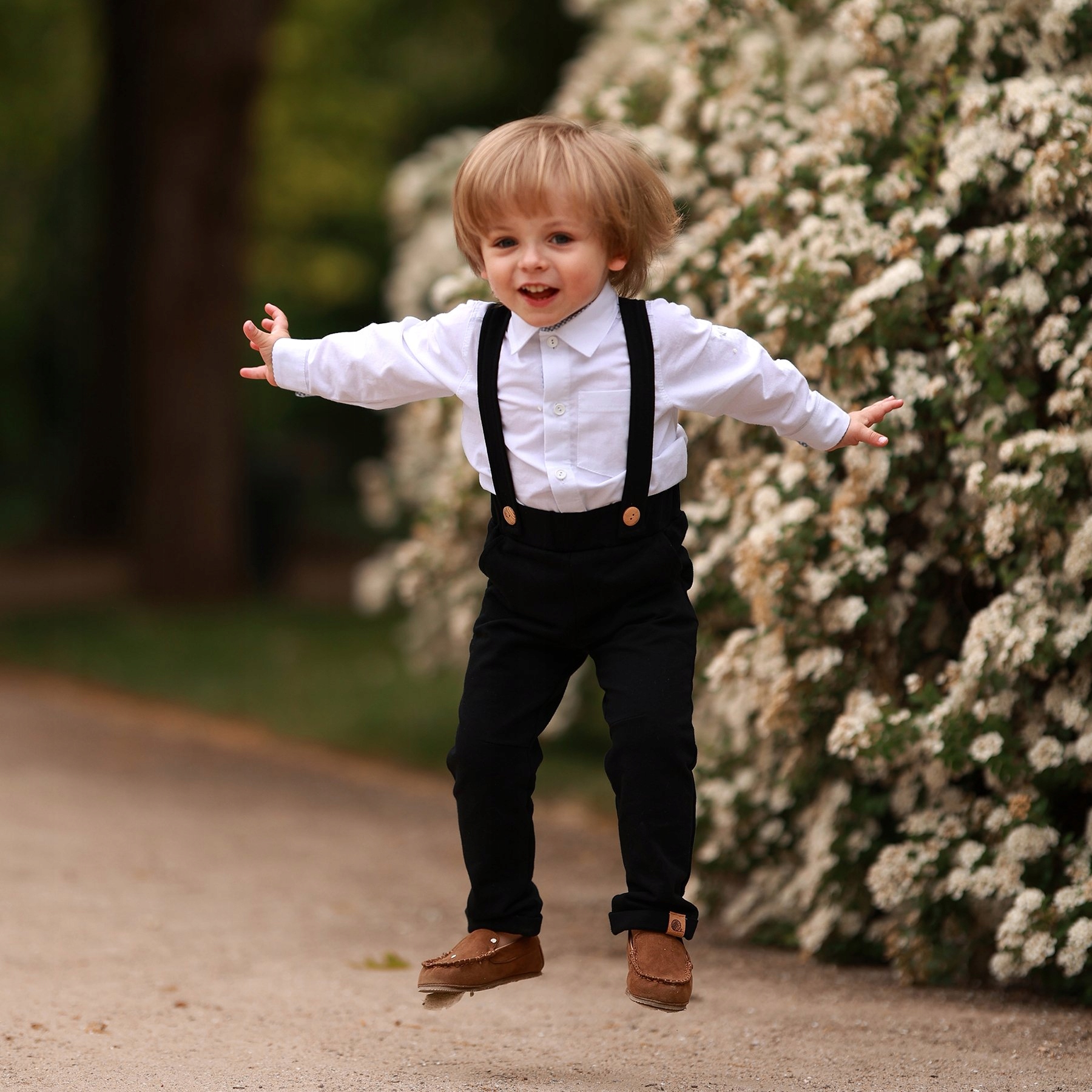 TuSzyte | Biała koszula chłopięca długi rękaw, wizytowa, PL R.110 Rękaw długi rękaw