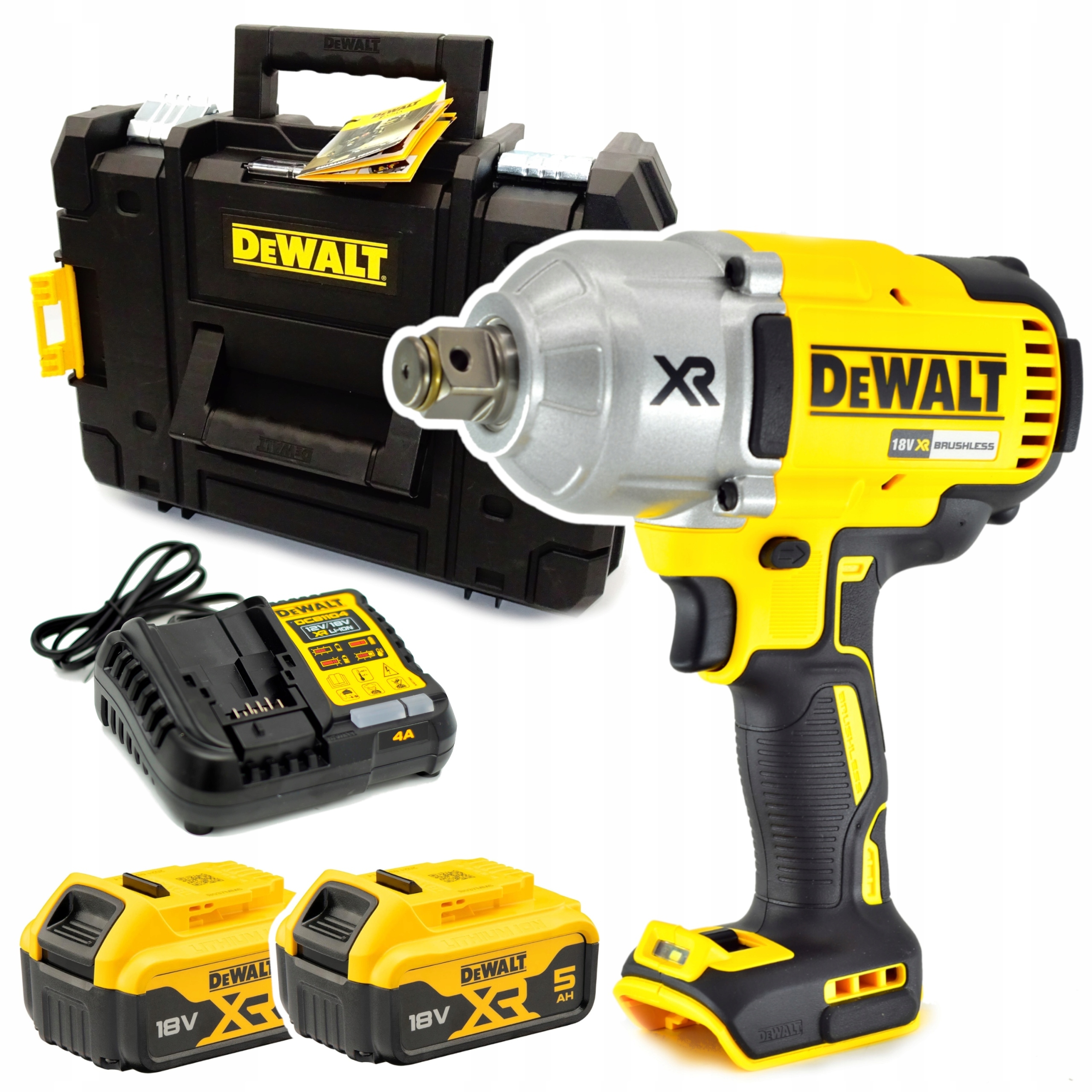 DeWalt Akumulátorový Rázový uťahovák 3/4" 18V 950Nm DCF897P2T Sada 2x5Ah