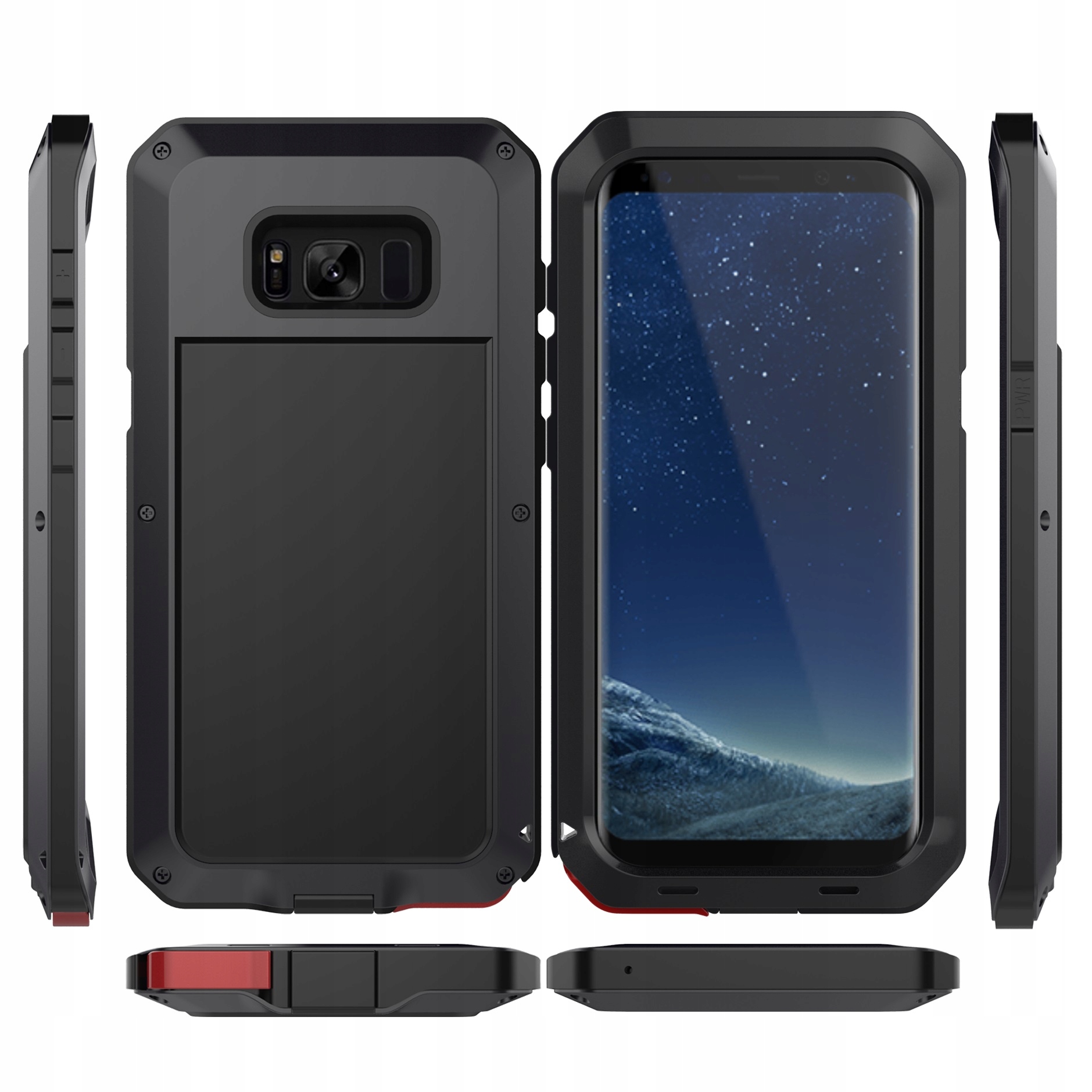 Kryt Pouzdro Lunatik Taktik Odolný Pouzdro 360° Pro Samsung Galaxy S8