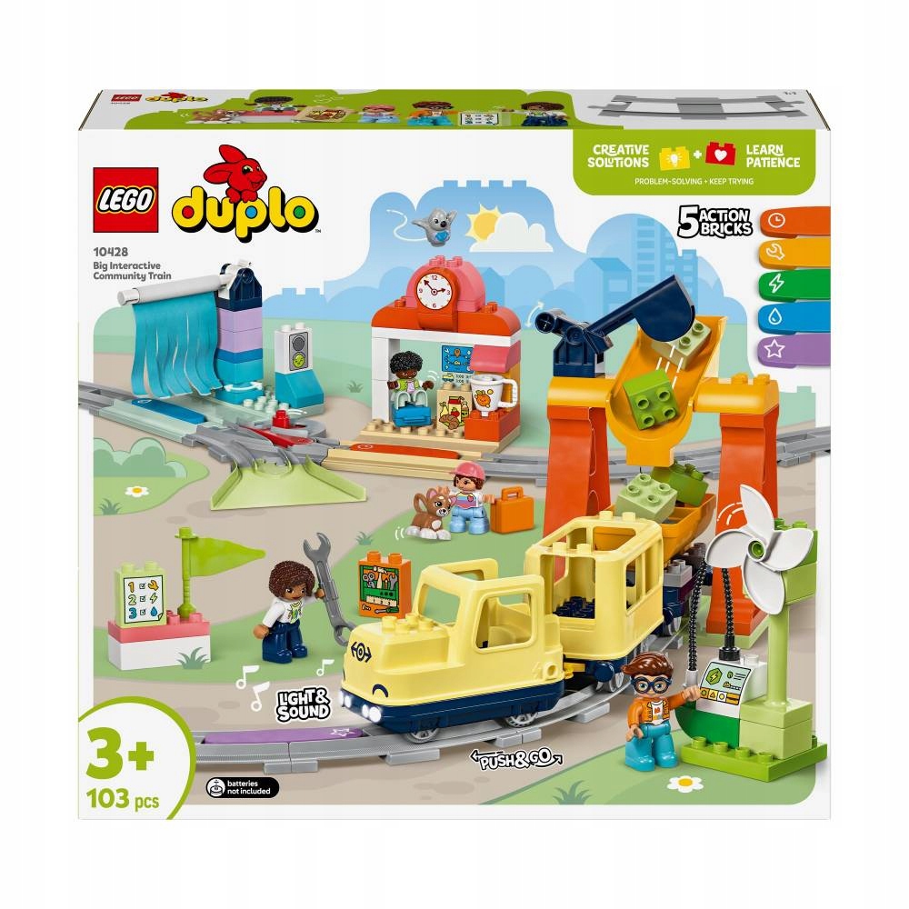 Lego 10428 Duplo Town Velký interaktivní městský vlak