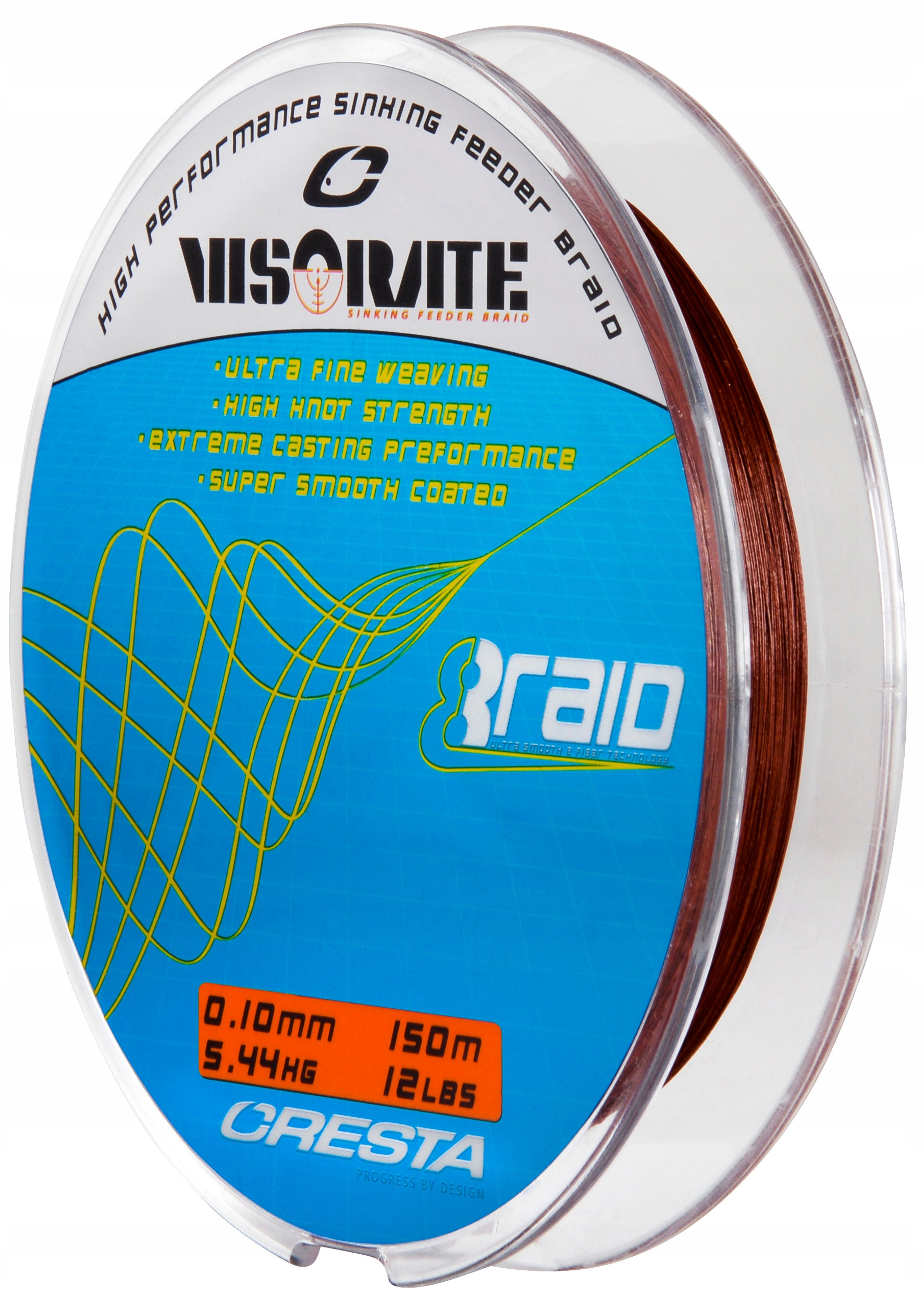 Plecionka Cresta Visorate Feeder Braid 150M 0,10
