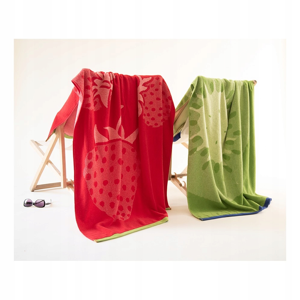 Ręcznik plażowy STRAWBERRY Zwoltex 100x160 bawełna Gramatura ręcznika 300-400 GSM