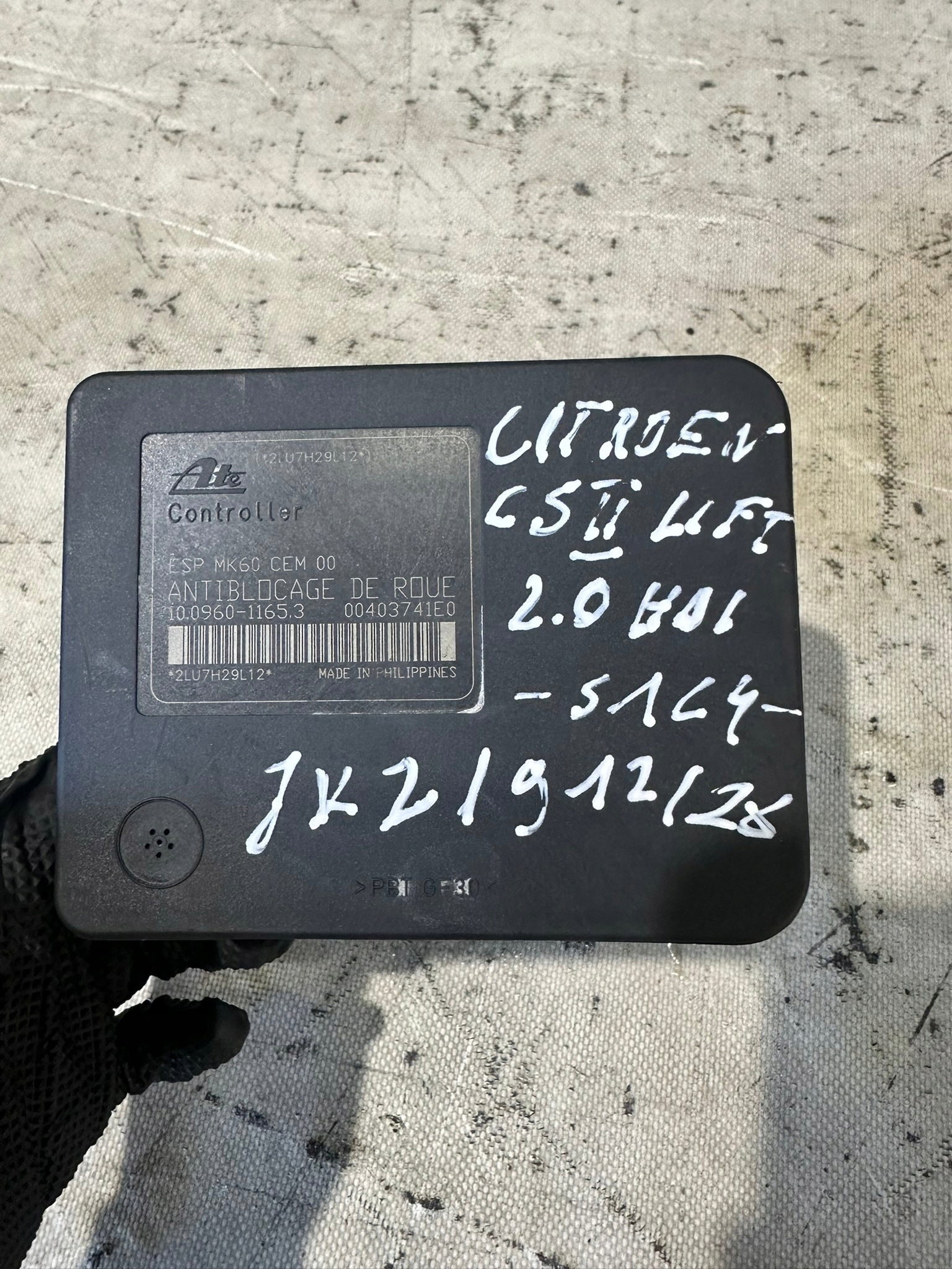 Pompa ABS CITROEN C5 II LIFT 2.0HDI 9659770580