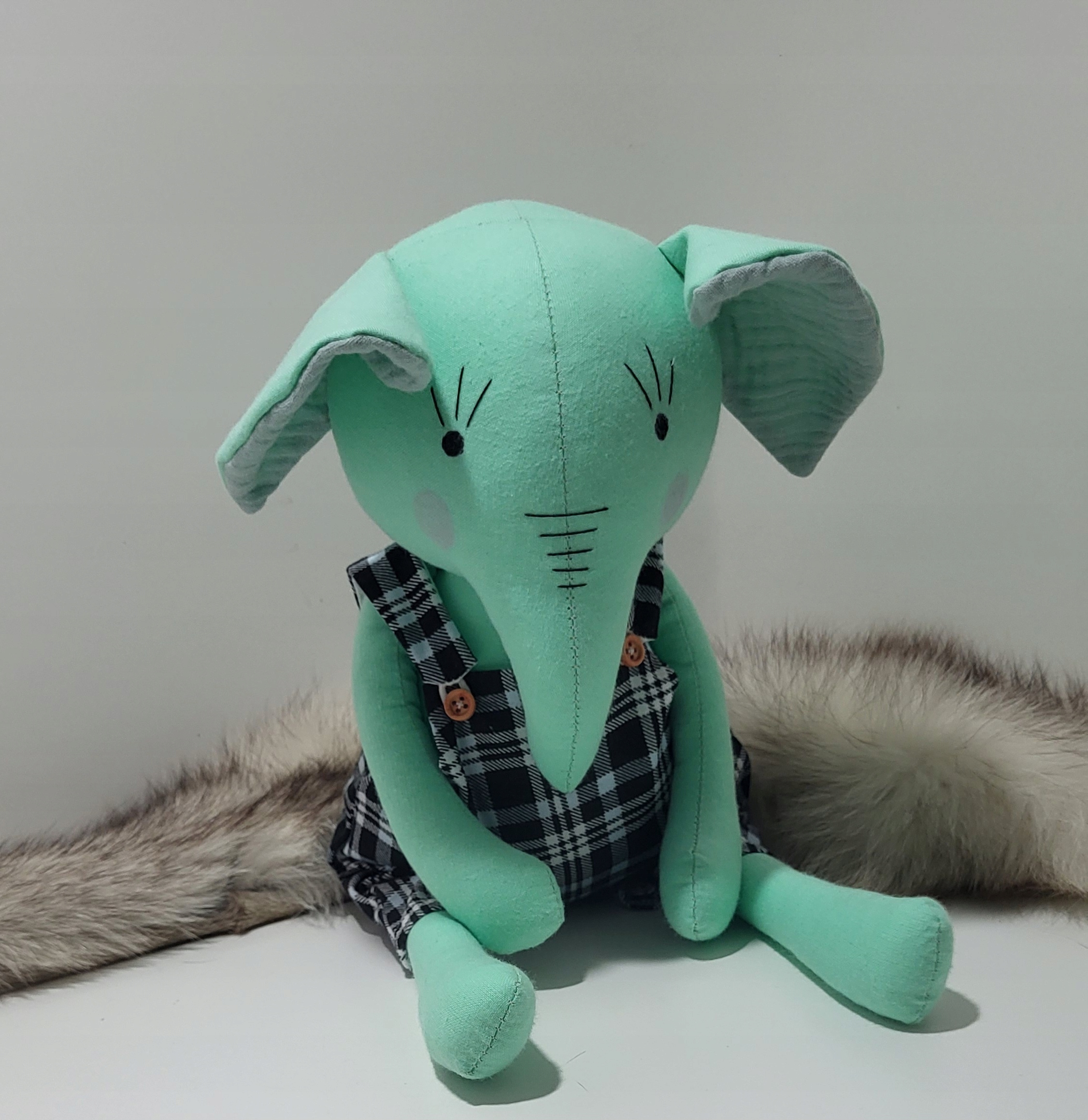 Slon Slon plyšák 44cm s personalizací výšivka