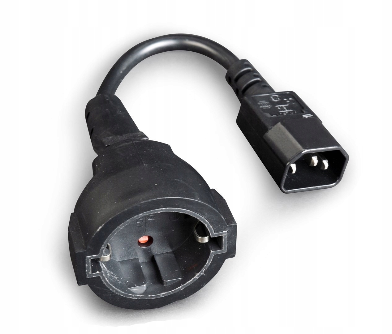 Adapter Gembird PC-SFC14M-01 (C14 Iec C14 Iec 320 C14 M Schuko, Shuko