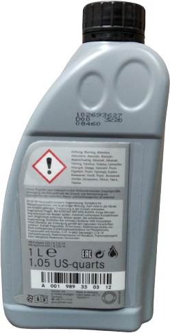 OLEJ DO DYFRA TYL MOSTU MERCEDES GLA X156 MB235 62 Packaging volume 1 l