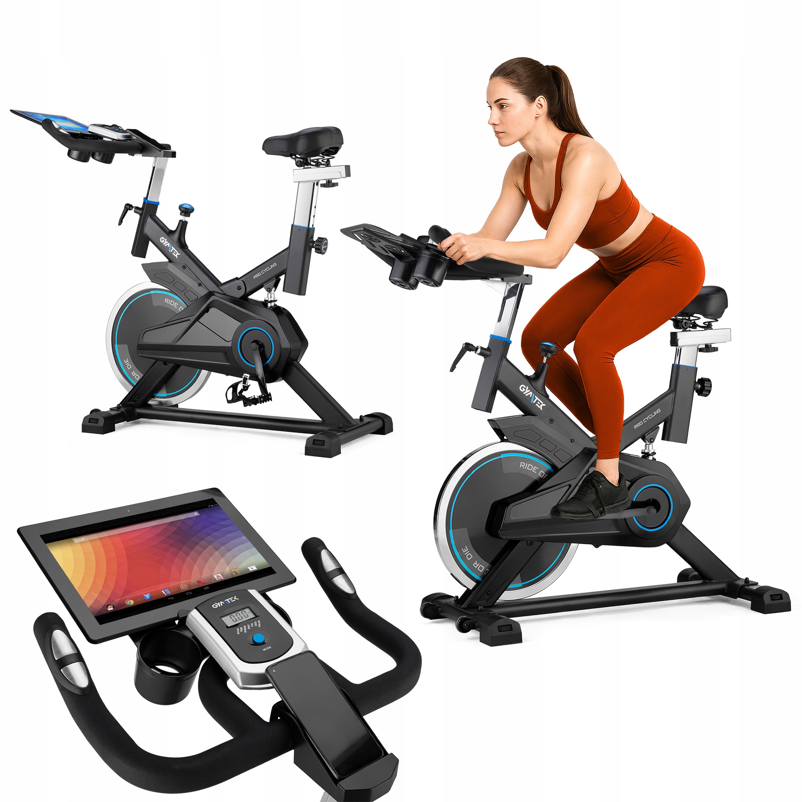 Rower Treningowy Spinningowy Rowerek Stacjonarny Do 140 Kg XS1400 Gymtek