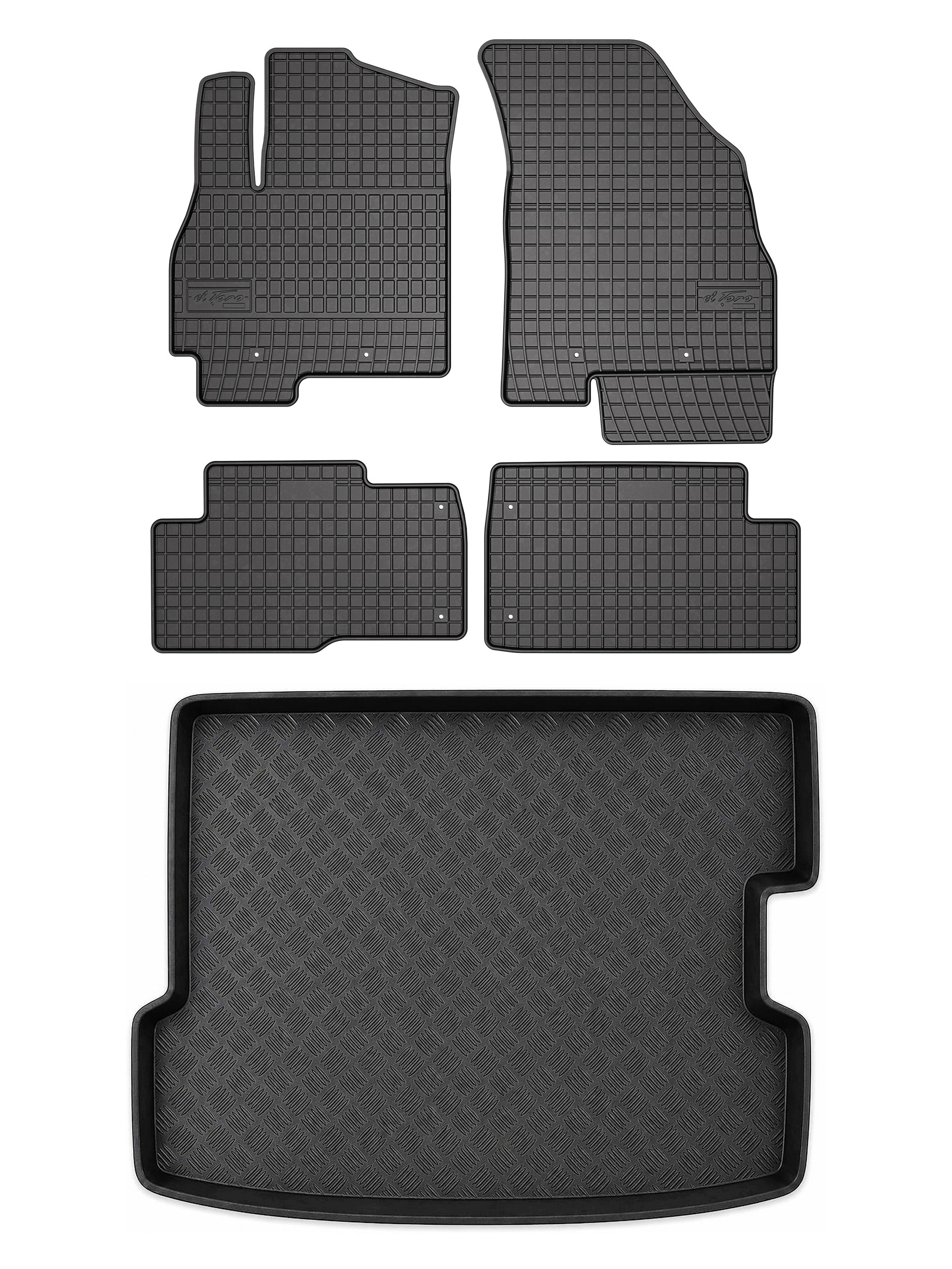 Dywaniki gumowe SolidPRO mata bagażnika do: Chery Tiggo 7 2025- 5 el.