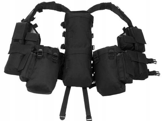 Taktická vesta Mfh – černá