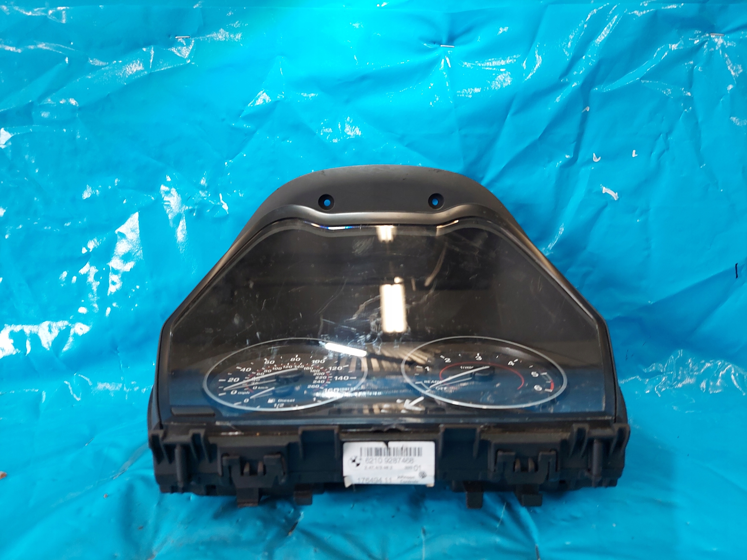dials clock BMW 1 2012 R 1.6 B UK 62109287468