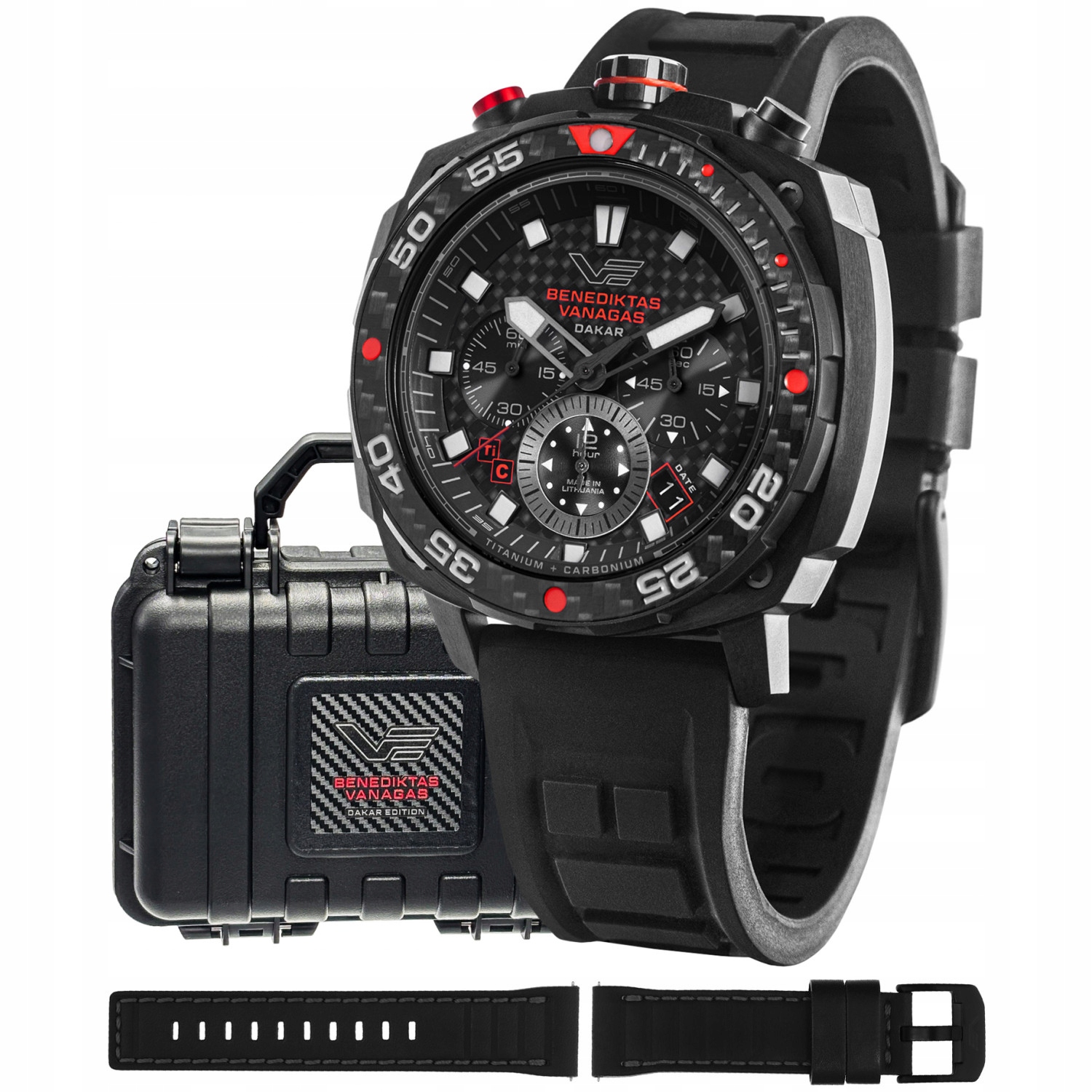 Pánské Hodinky Vostok Europe VK67-650J740S, černý řemínek