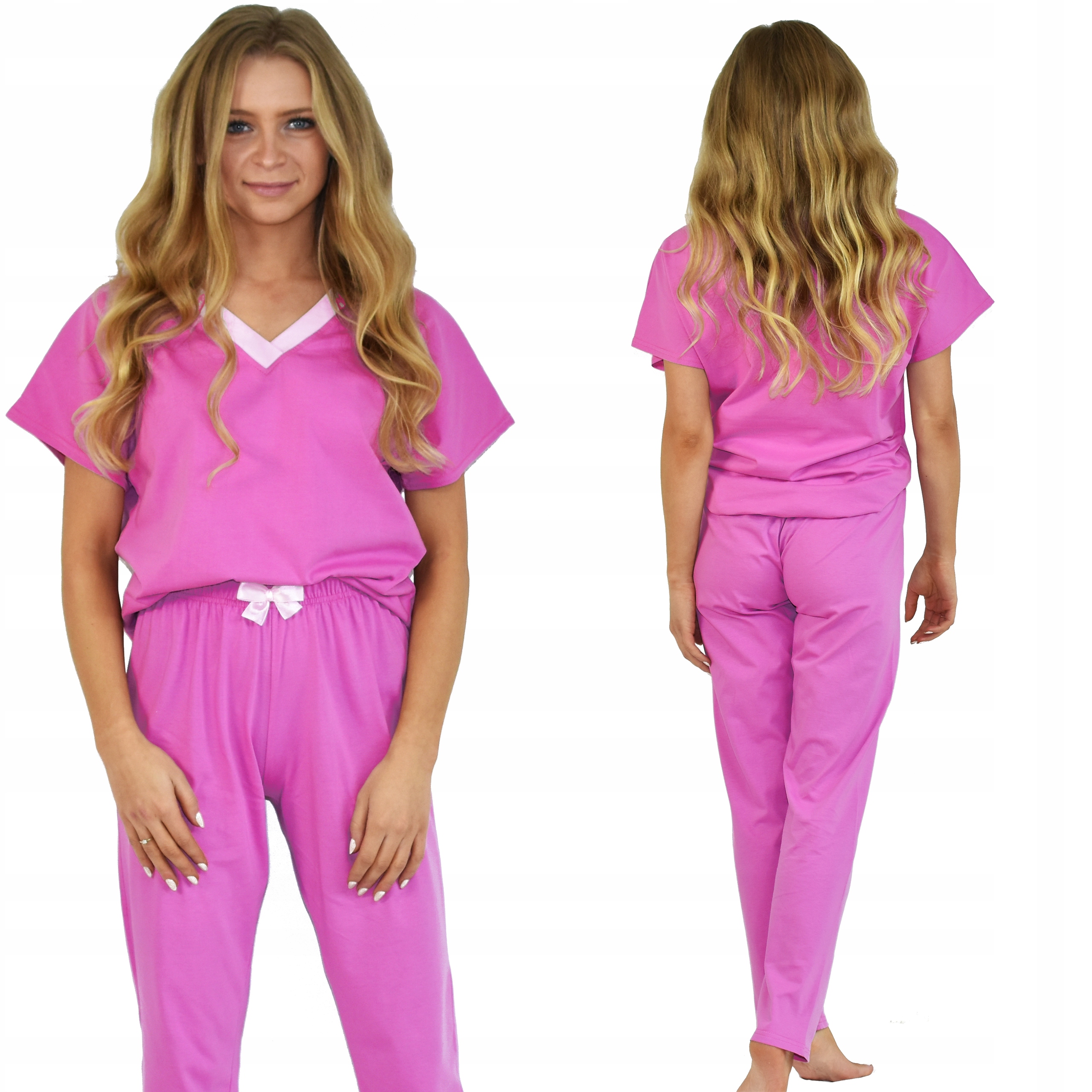 

Piżama Damska w serek szyta w Polsce L