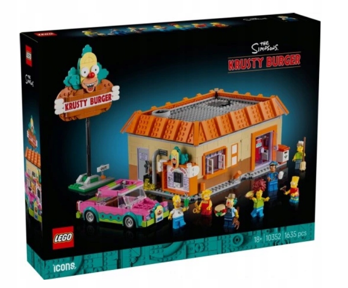 Lego 10352 Ikony Simpsonovi Krusty Burger