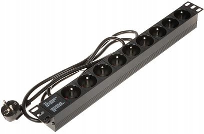 Zásuvková lišta 9 zásuvek PD-9/R