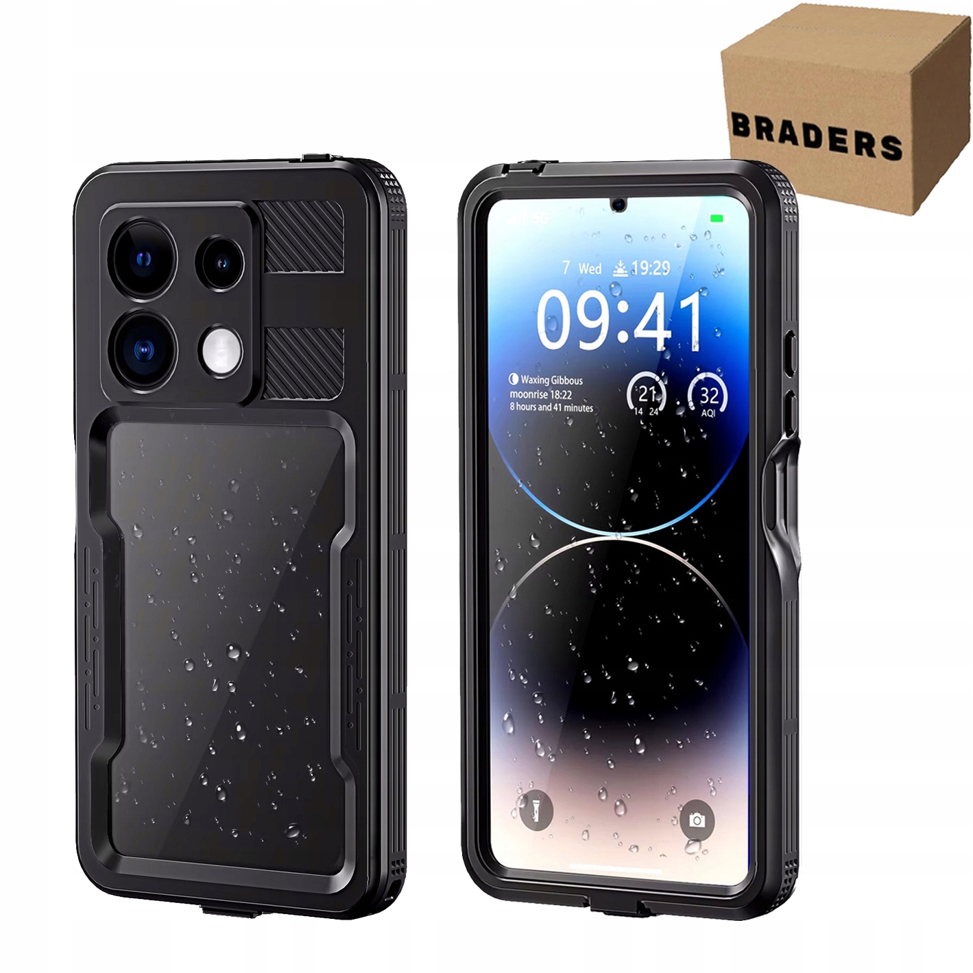 Etui wodoodporne IP68 360 do Redmi Note 13 Pro 5G – pokrowiec, Wodoszczelne