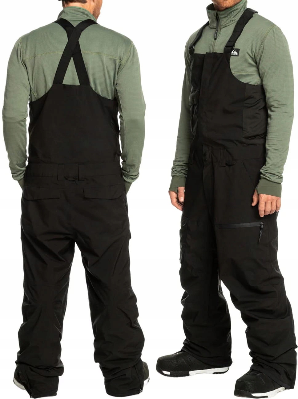 Quiksilver Spodnie Narciarskie Snowboardowe Szelki Męskie Z Membraną 20K S