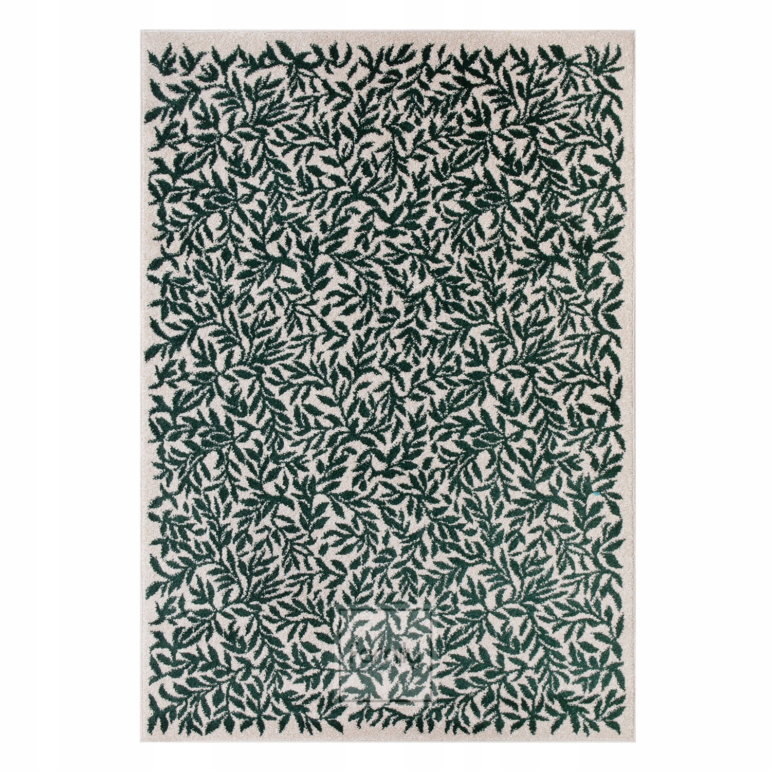 

Dywan nowoczesny 200x300 Flores zielony butelkowy