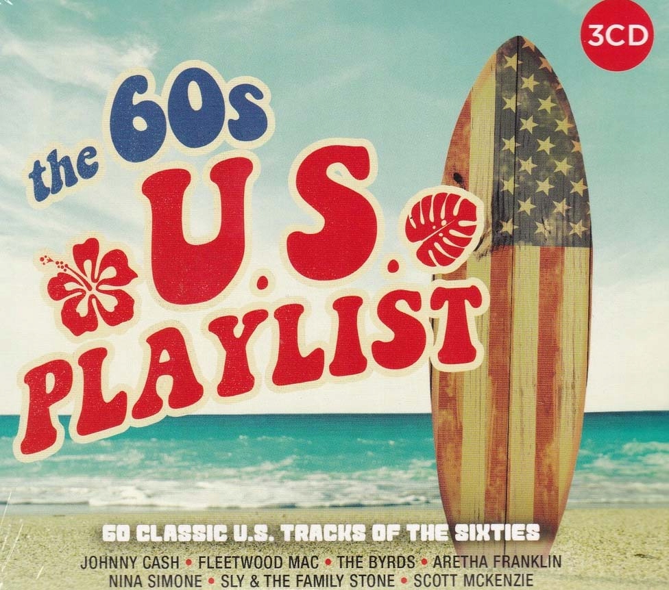The 60s U.s Playlist 3x cd Cash Franklin Paul Anka