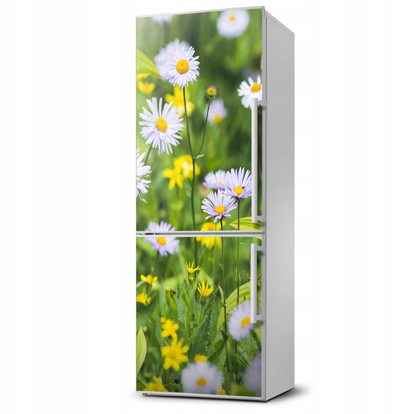 

Magnes naklejka Tapeta na lodówkę Stokrotki 60x180