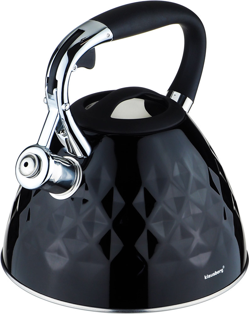 

Czajnik z Gwizdkiem 3 L Indukcja Czarny Diamond