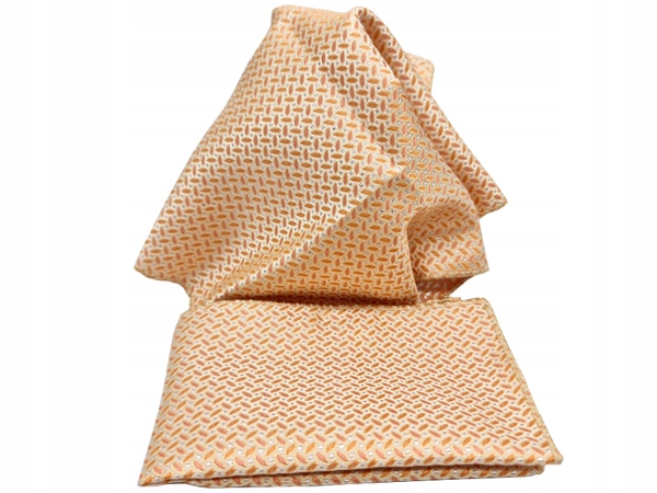 POMARAŃCZOWA / ŁOSOSIOWA WE WZORY POSZETKA WYPUSTKA BUTONIERKA