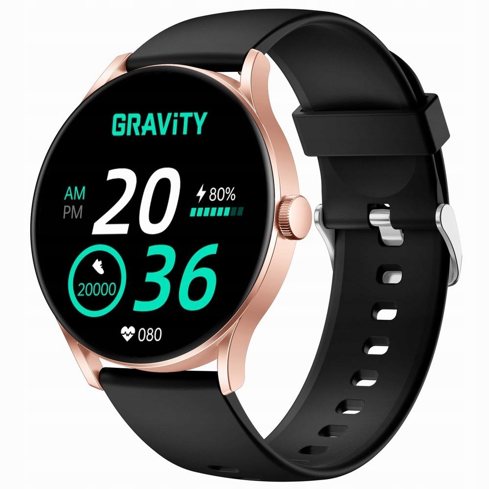 Chytré Hodinky Gravity GT2-2 Pro Černo růžové