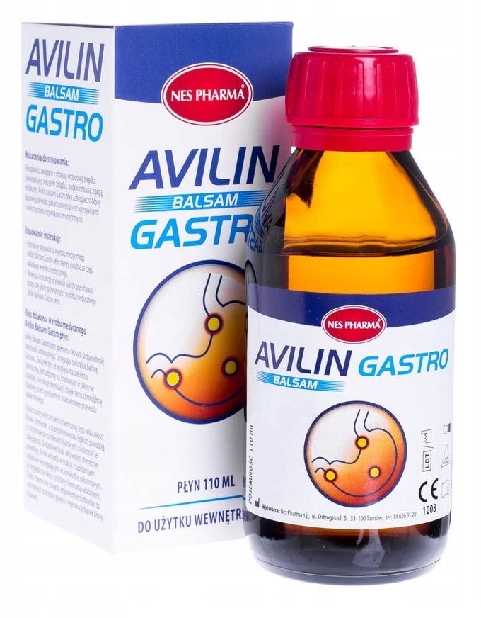 

Avilin Gastro Balsam Szostakowskiego wrzody 110ml