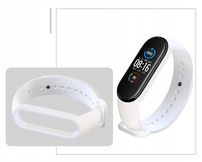 

Opaska Pasek Zamienna do Xiaomi MI Band 4 Biała
