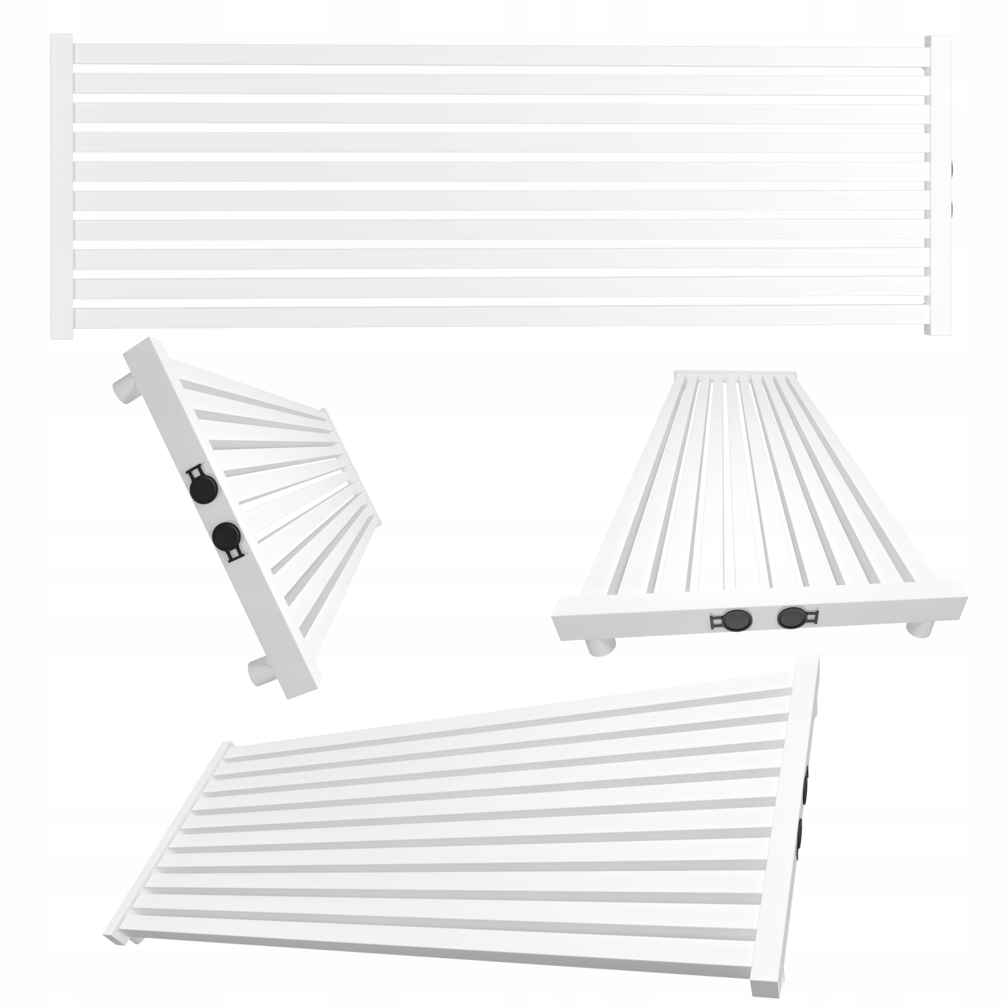 Dekorativní radiátor úrovně Radiator 120x46 Bílý Mat